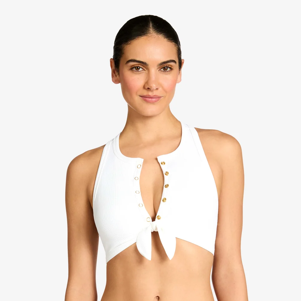 White Amy Tank Bra