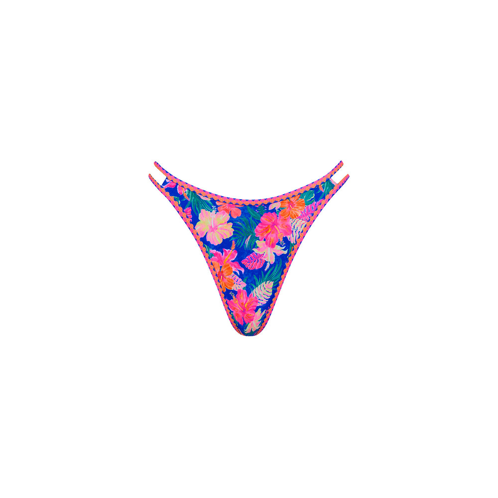 Electric Palms Twin Strap Cheeky Bottom