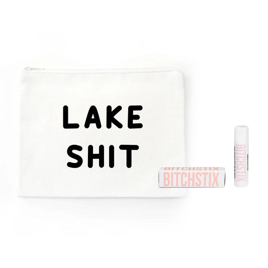 "Lake Sh*t" Pouch Gift Bundle with Bitchstix Lip Balm