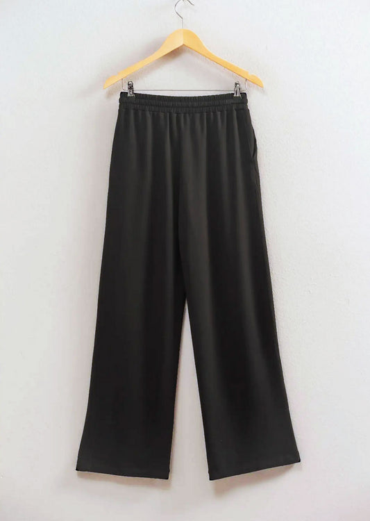 Black Penelope Wide Leg Pant