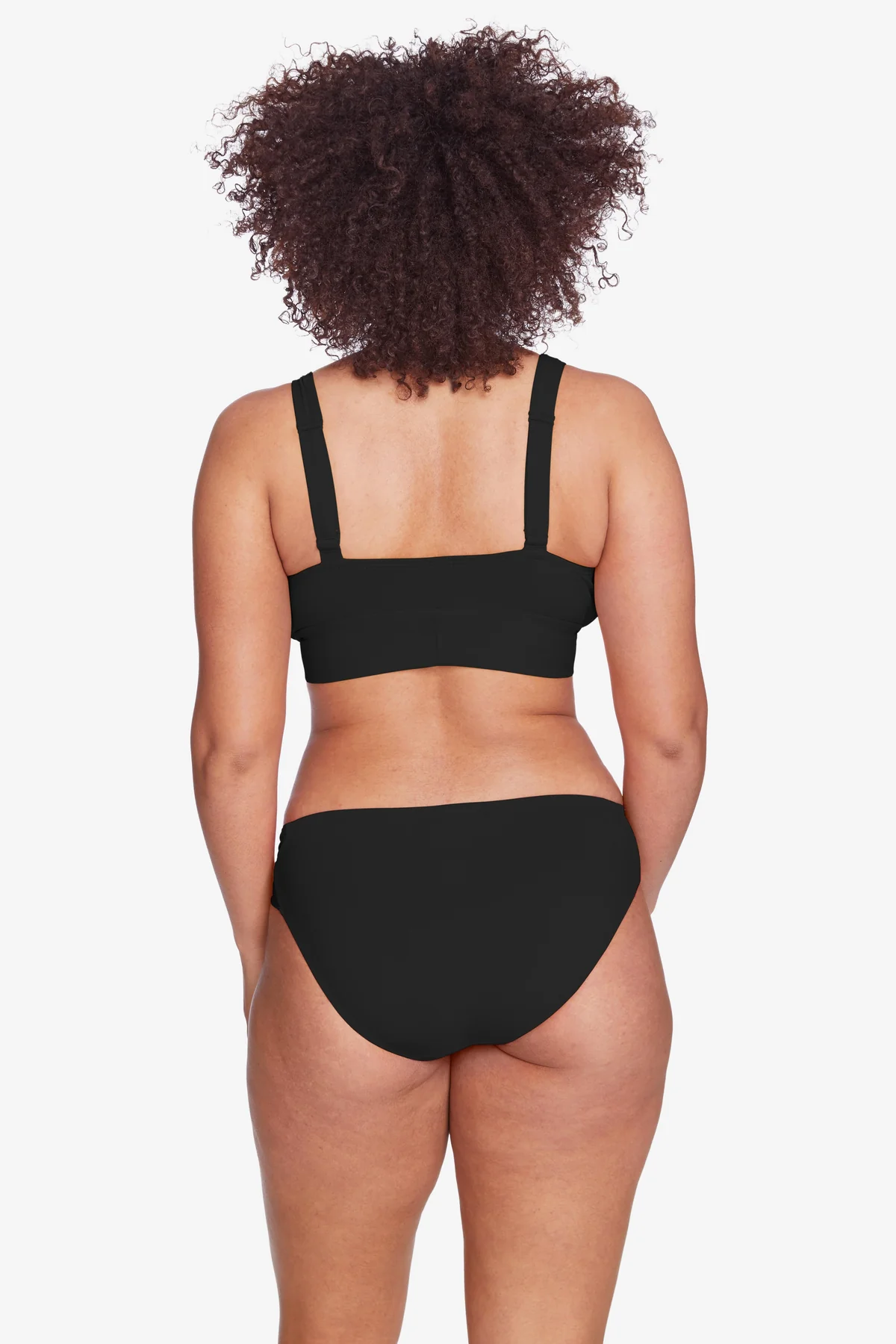 Black Ava Knot Bikini Top