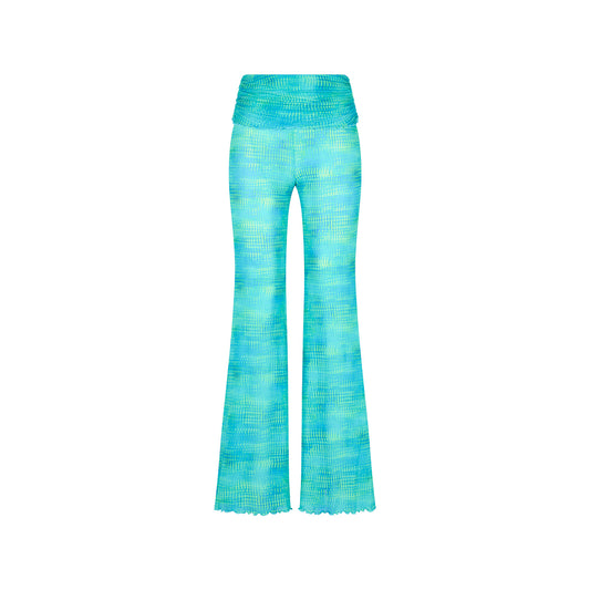 Summer Seas Mesh Flare Pants