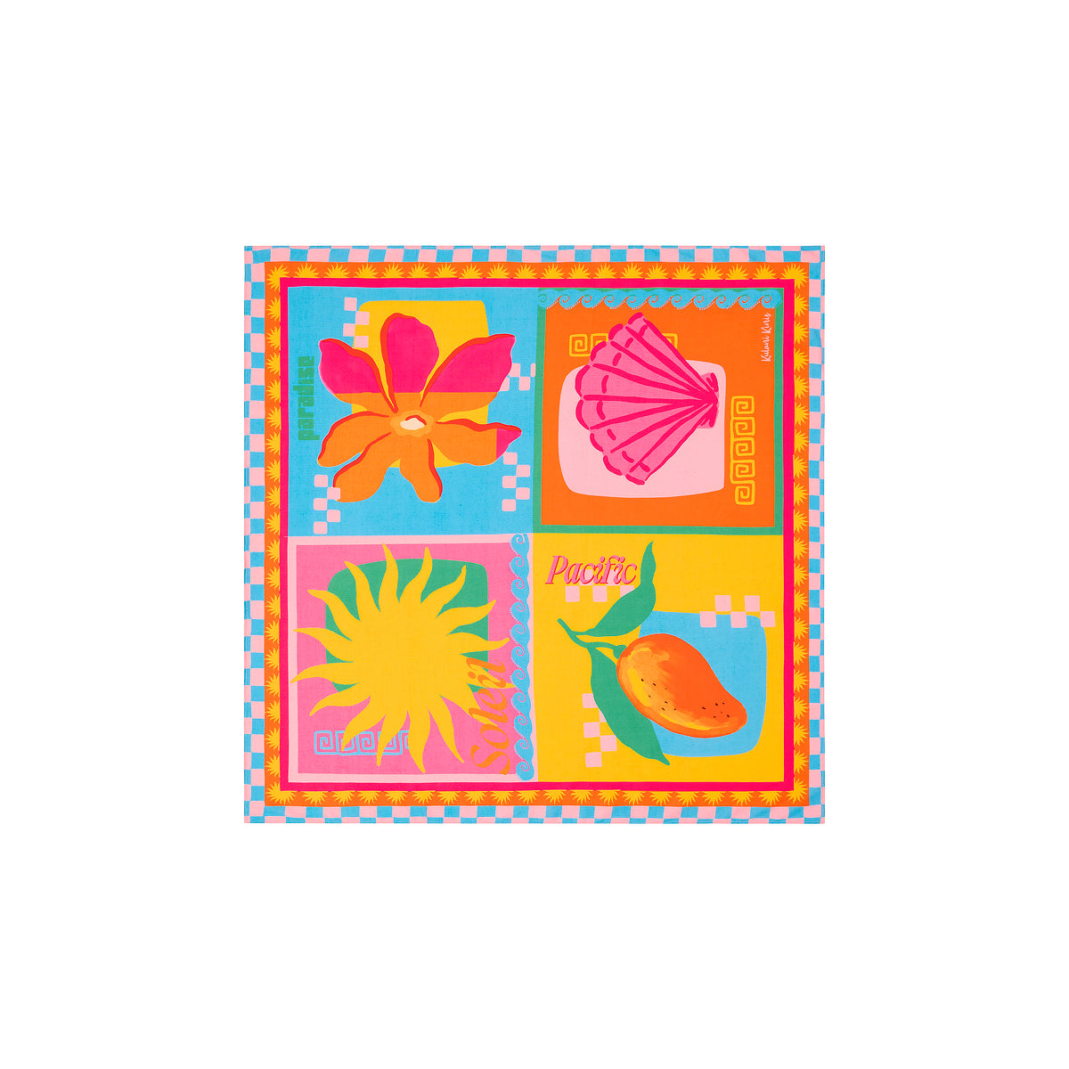 Sunkissed Coast Summer Bandana Scarf Top