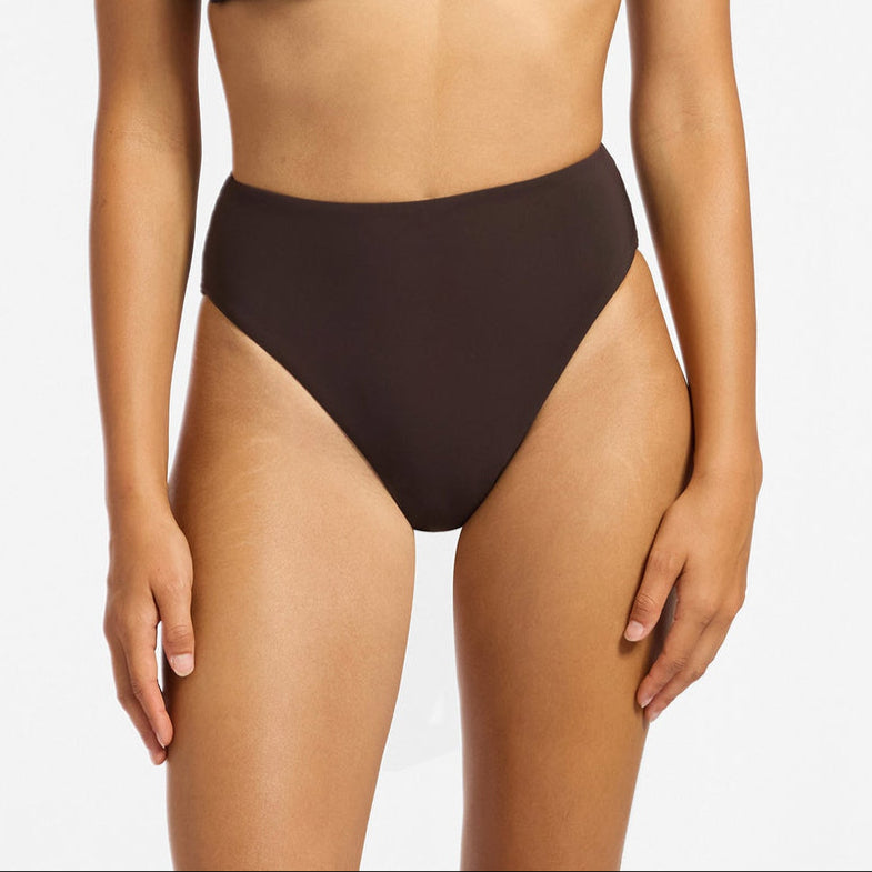 Chocolate High Waist High Leg Pant