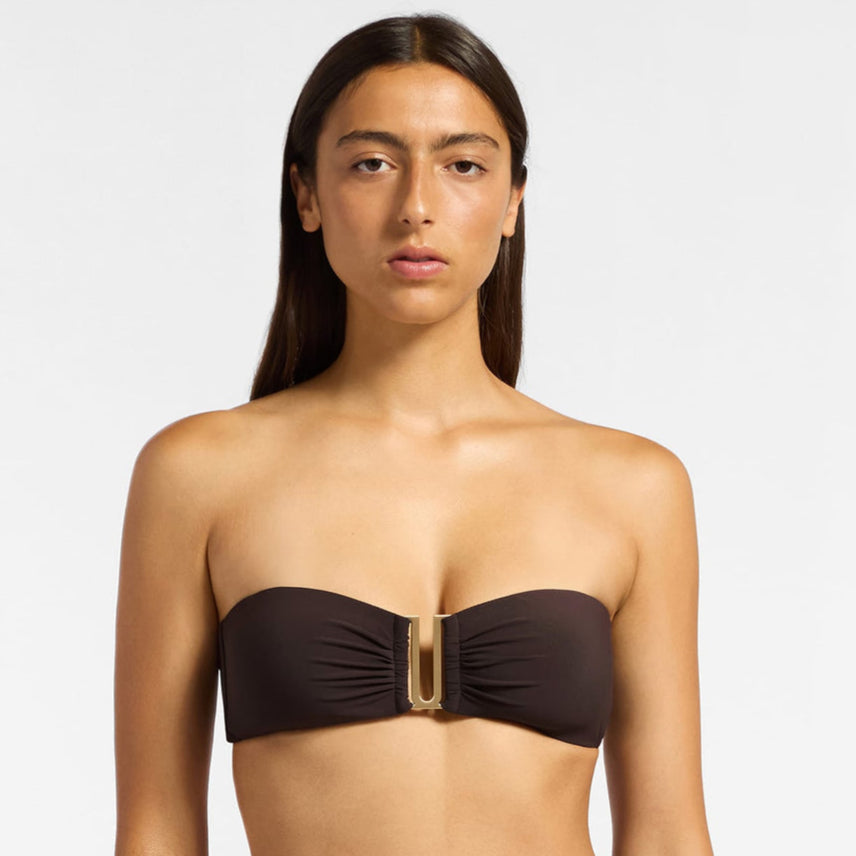 Chocolate Bandeau Top