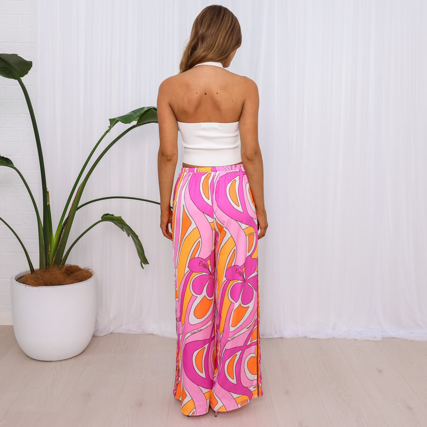 Sunrise Swirl Drawstring Resort Pant
