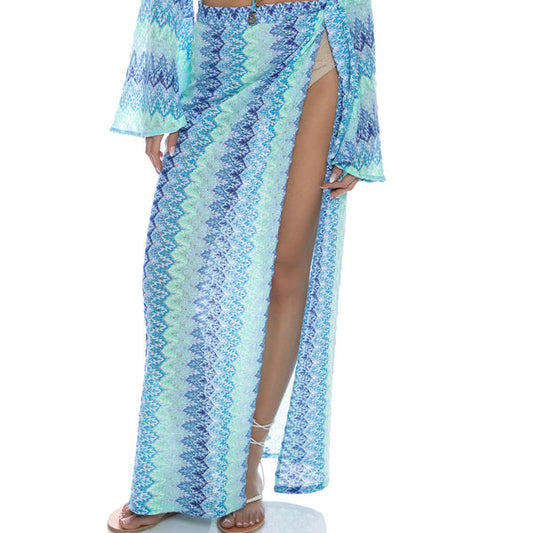 Seven Seas Long Wrap Skirt