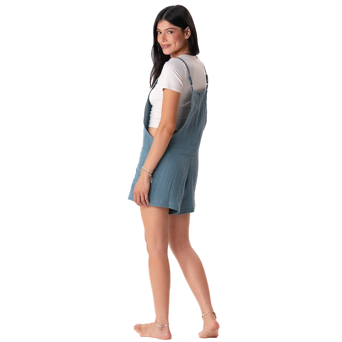 New Moon Blue Romper