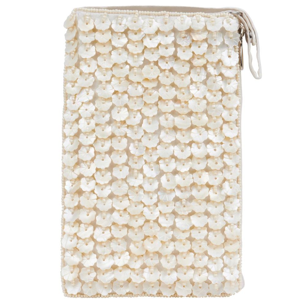 Capiz Flowers Club Bag