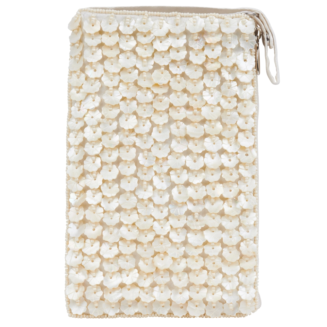 Capiz Flowers Club Bag