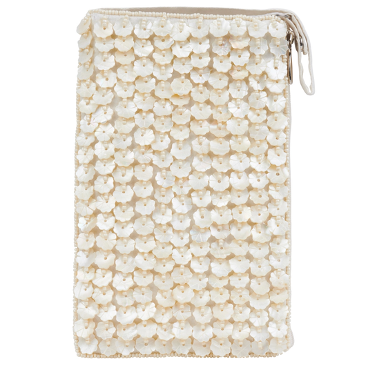 Capiz Flowers Club Bag