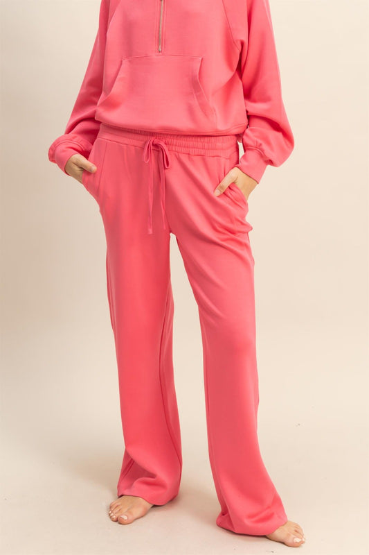 Taffy Pink Penelope Wide Leg Pant