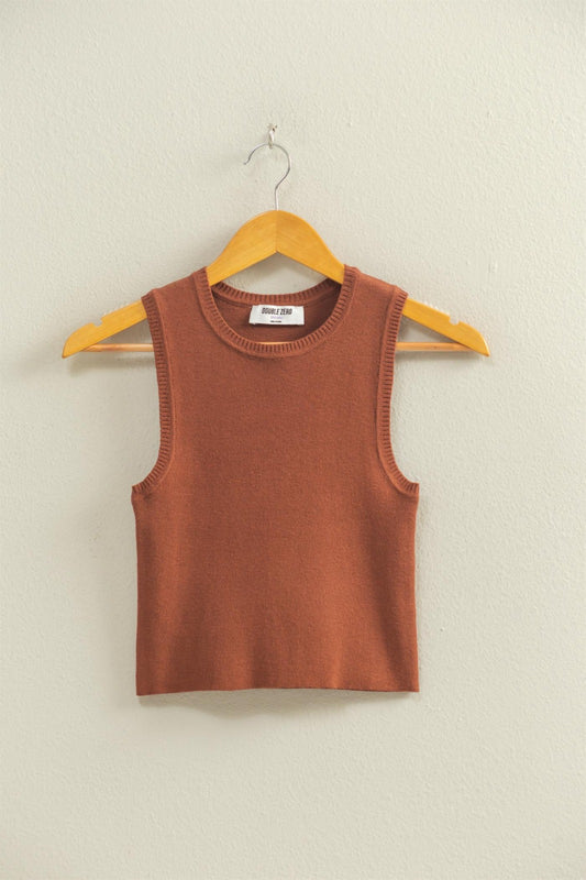 Chestnut Christy Cropped Tank Top