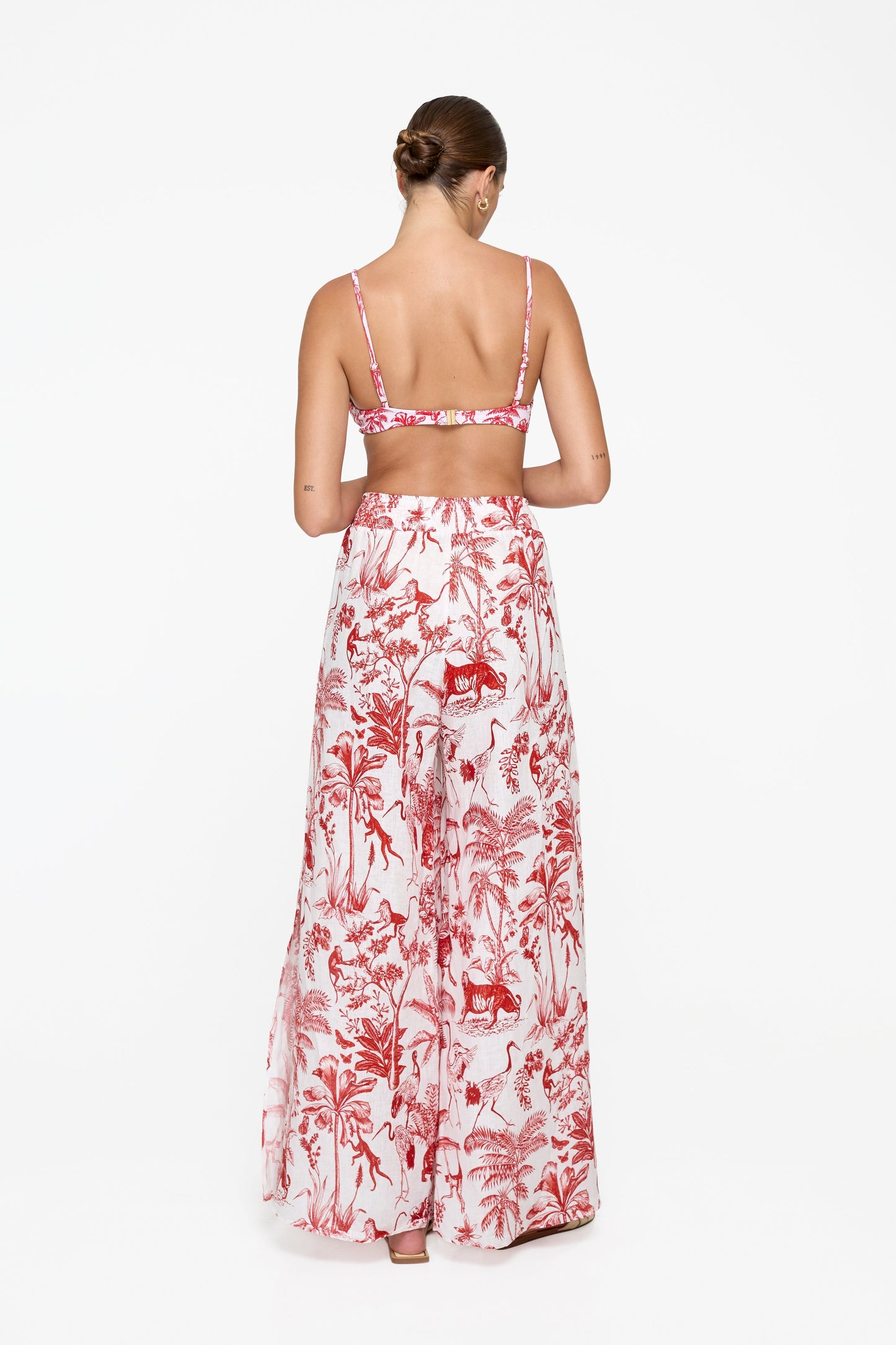 Red Toile Penelope Pant