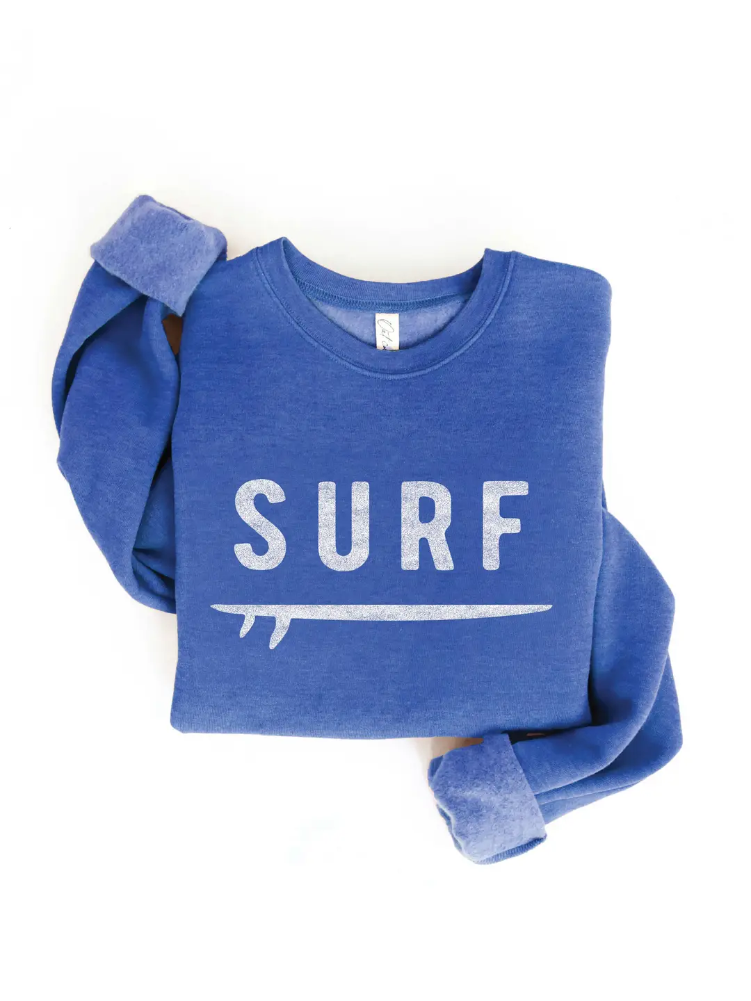 Heather Royal Surf Graphic Sweatshirt
