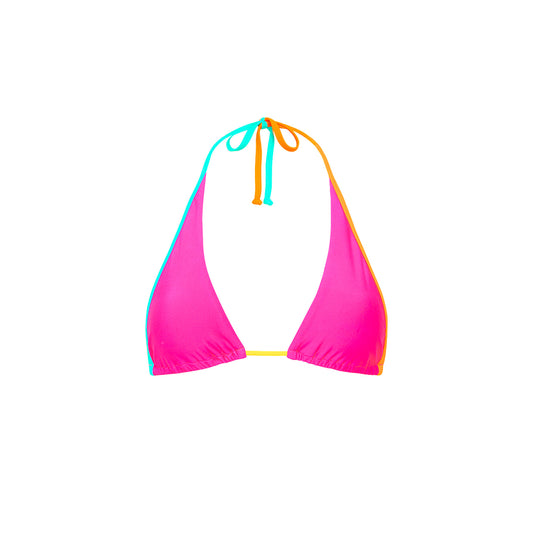 Confetti Bind Tie Halter Top