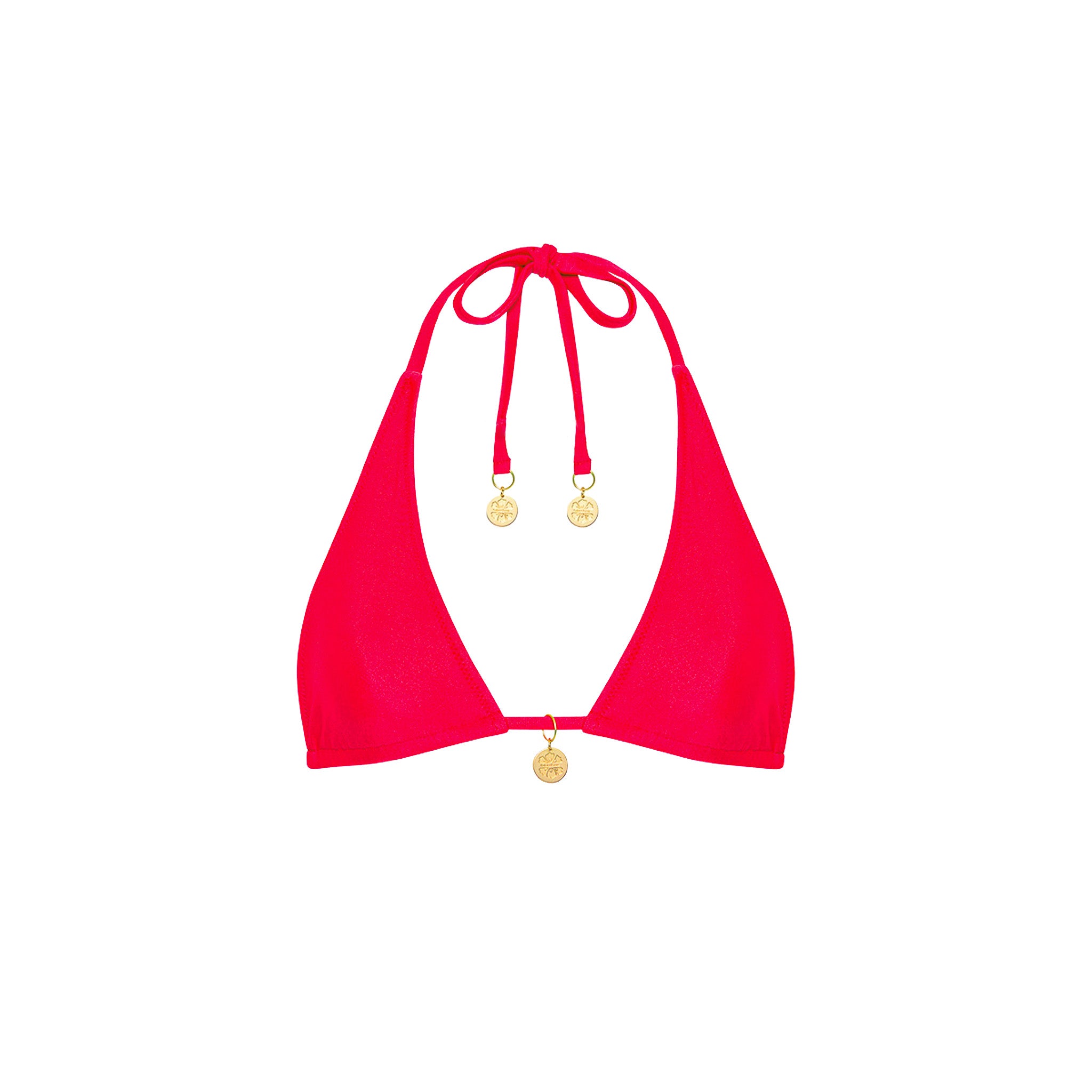 Cherry Crush Classic Tie Halter Top