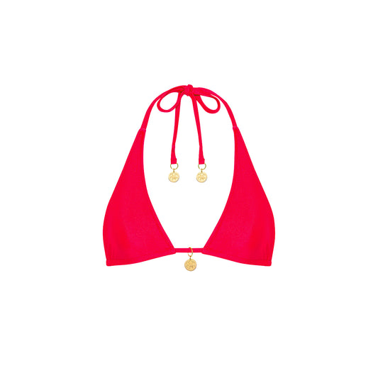Cherry Crush Classic Tie Halter Top