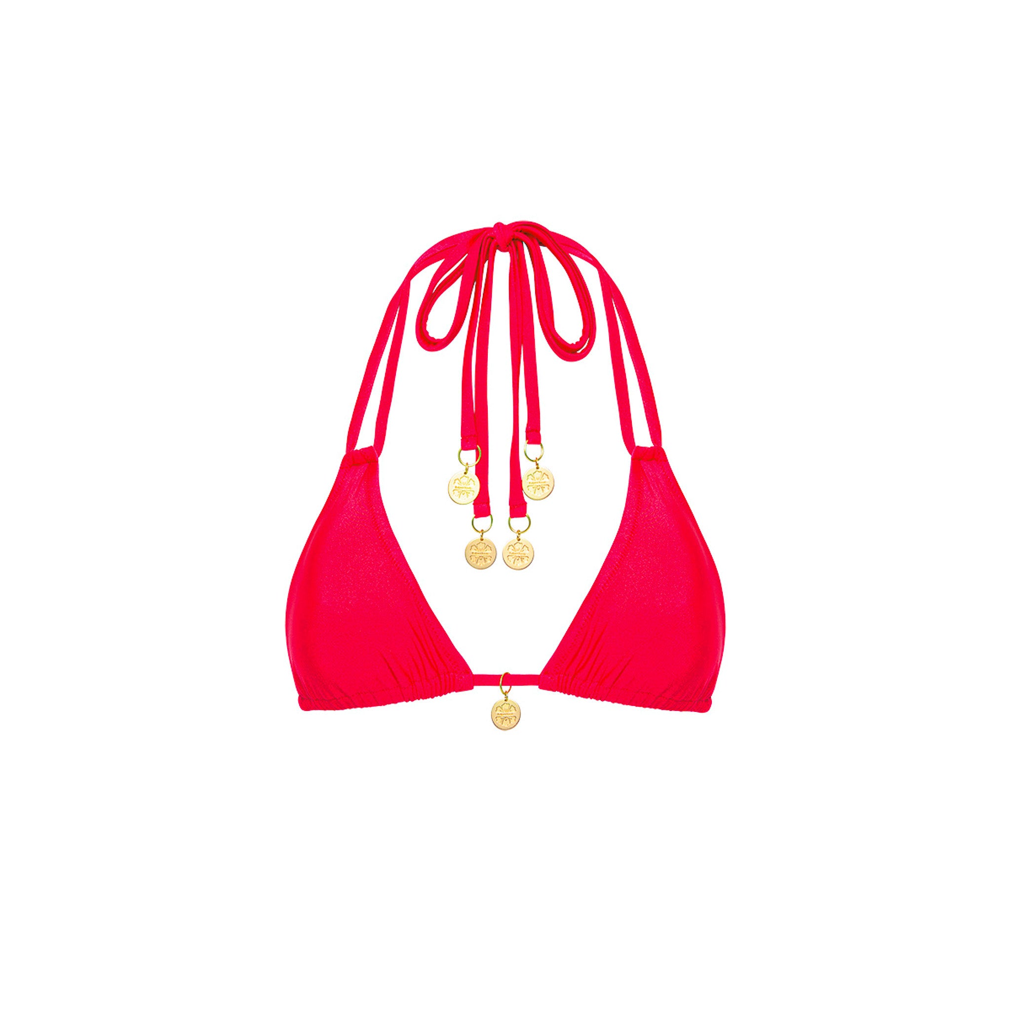 Cherry Crush Halter Bralette Top