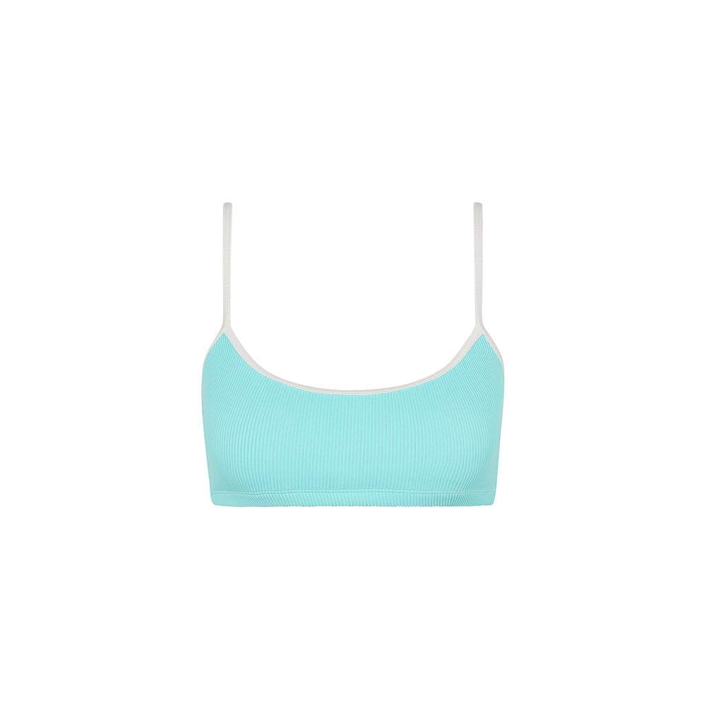 Calypso Blue Swim Tank Bikini Top