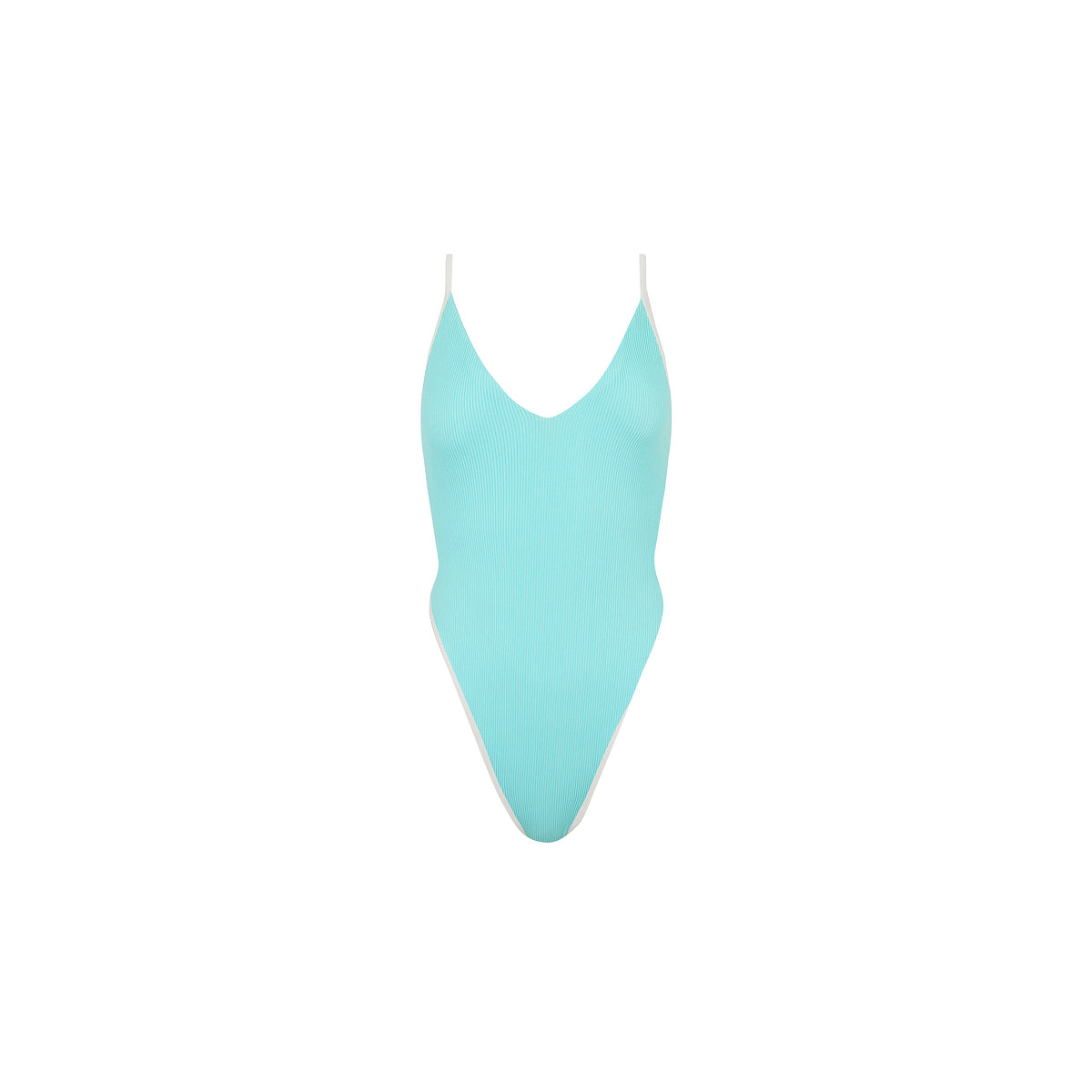 Calypso Blue Plunge Cross Back One Piece