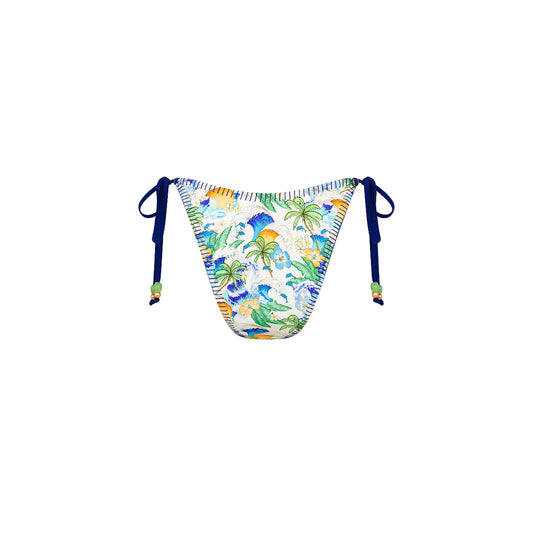 Blue Crush Lace Stitch Ring Tie Side Bottom