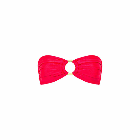 Cherry Crush Strapless Bandeau Top