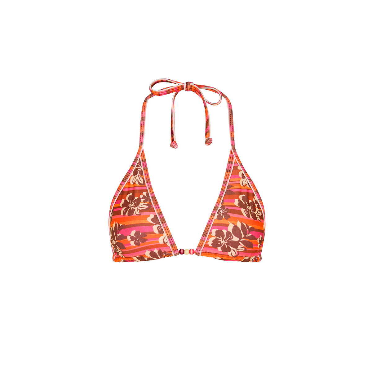 Sunkissed Stripe Double Bind Triangle Top