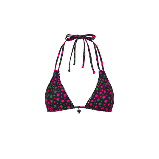 Ruby Kisses Halter Bralette Top