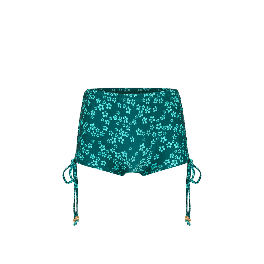 Moonkiss Ruched Tie Cheeky Swim Short