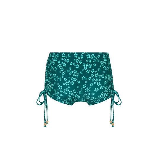 Moonkiss Ruched Tie Cheeky Swim Short