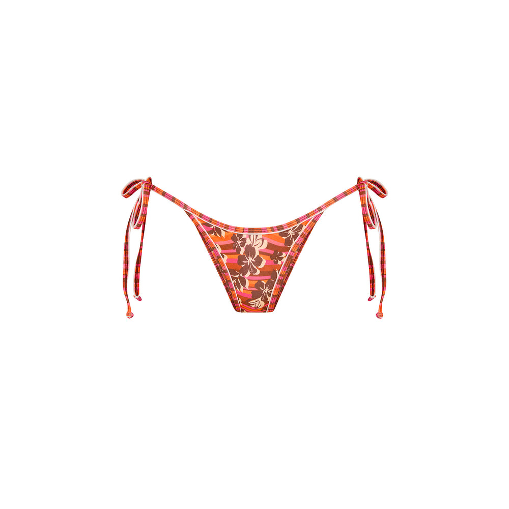 Sunkissed Stripe Double Bind Cheeky Tie Side Bottom