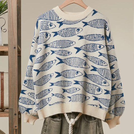 Sardine Story Knit Sweater