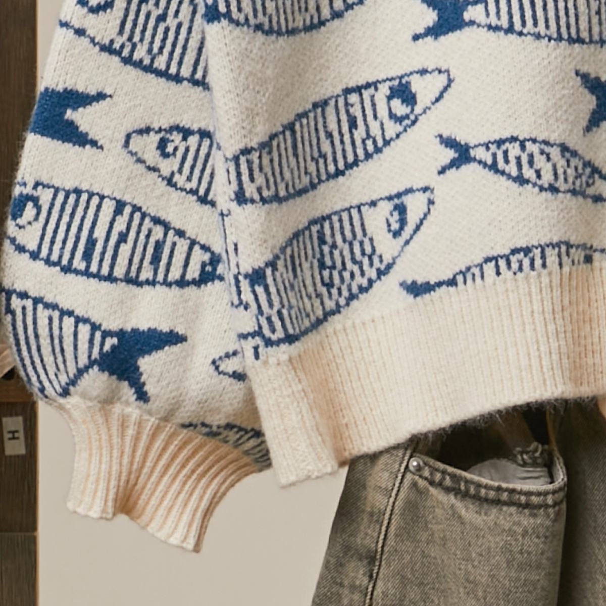 Sardine Story Knit Sweater