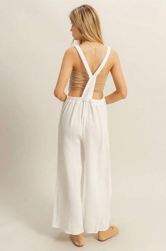 White Willow Double Gauze Overall