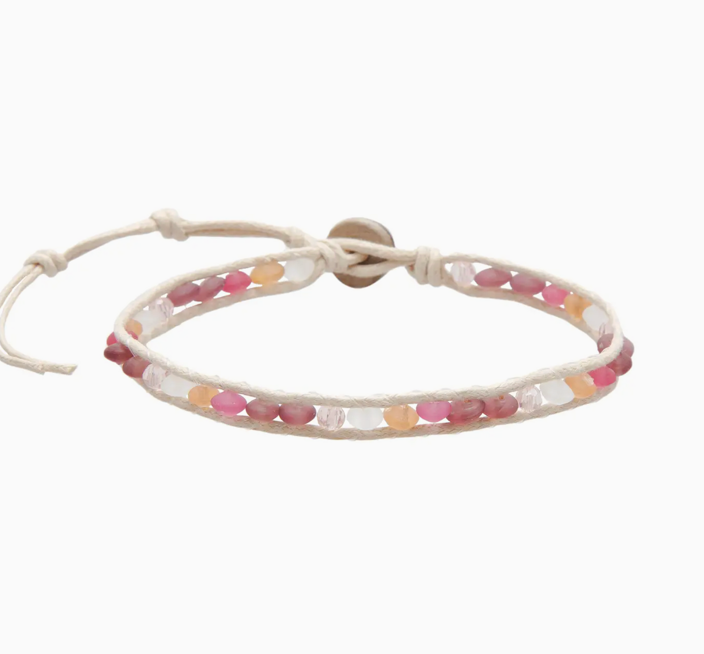 Brown Starfish Sands Sea Glass Anklet