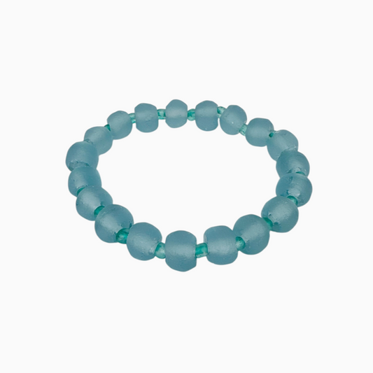 Light Blue Sea Glass Bracelet