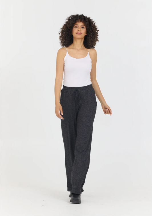 Black Onyx Greer Wide Leg Lounge Pant