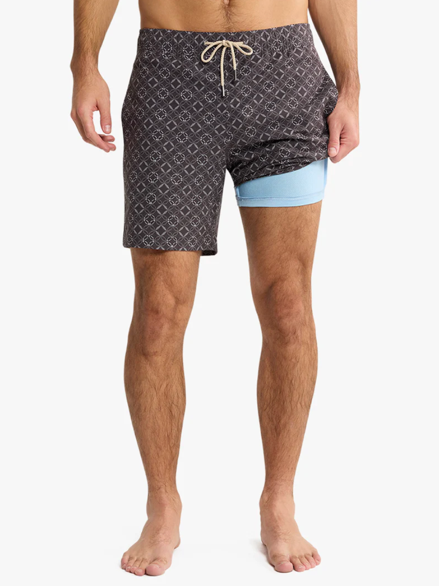 Sea Circles Bayberry Men's Trunks