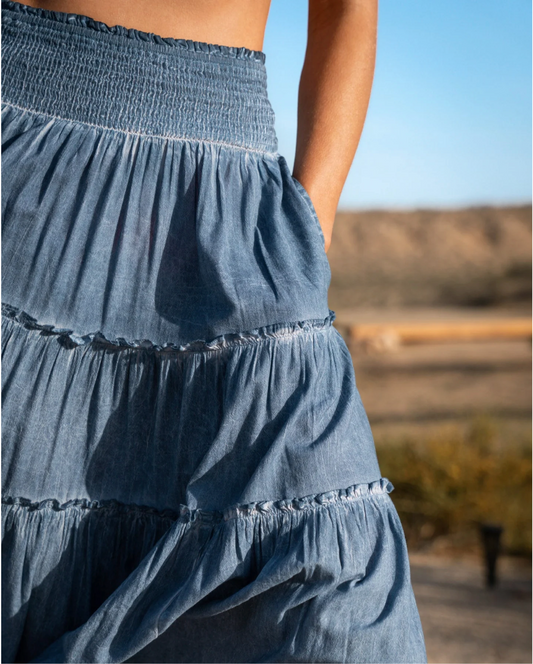 Stonewash Charlie Skirt