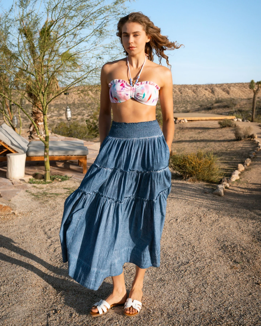 Stonewash Charlie Skirt