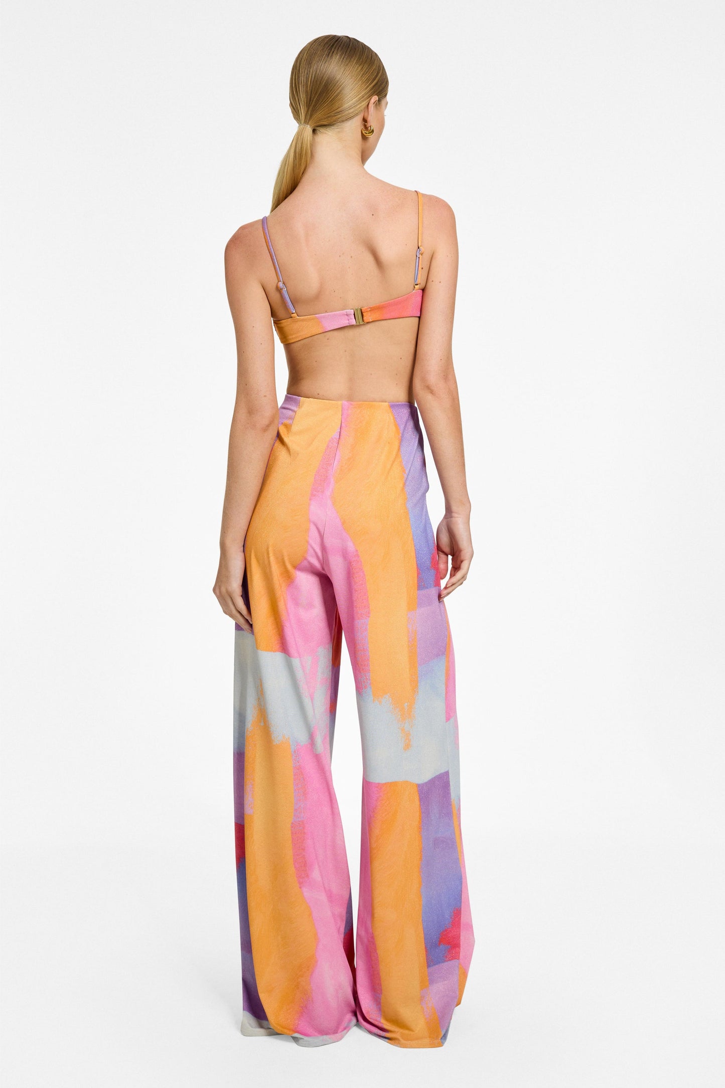 Abstract Lurex Tahoe Pant