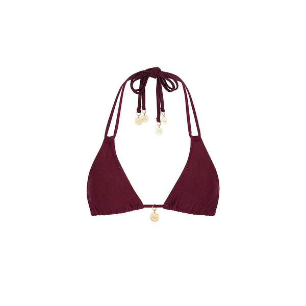 Sangria Halter Bralette Top