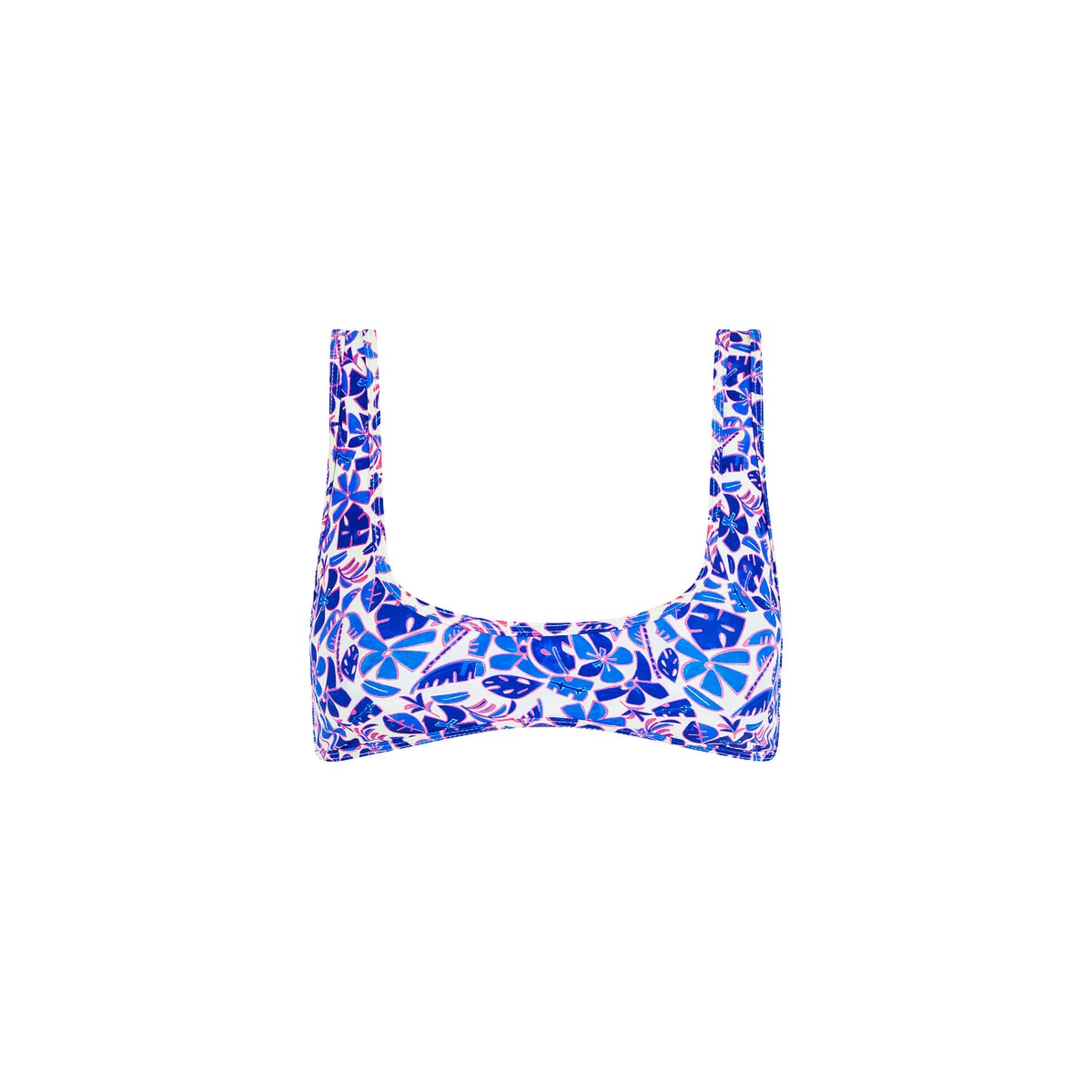 Ocean Colada Bind Slim Scoop Top