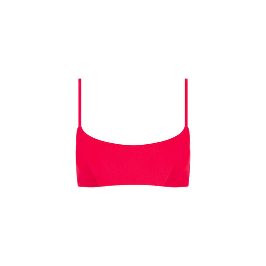 Cherry Crush Invisible Underwire Crop Top