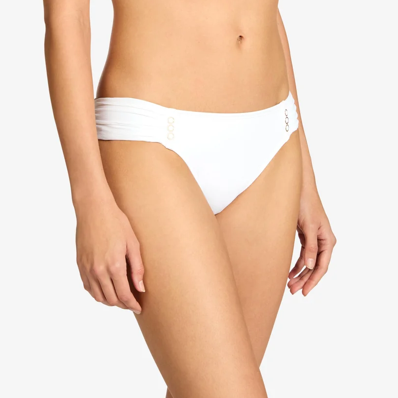 White Amy Tab Side Bottom
