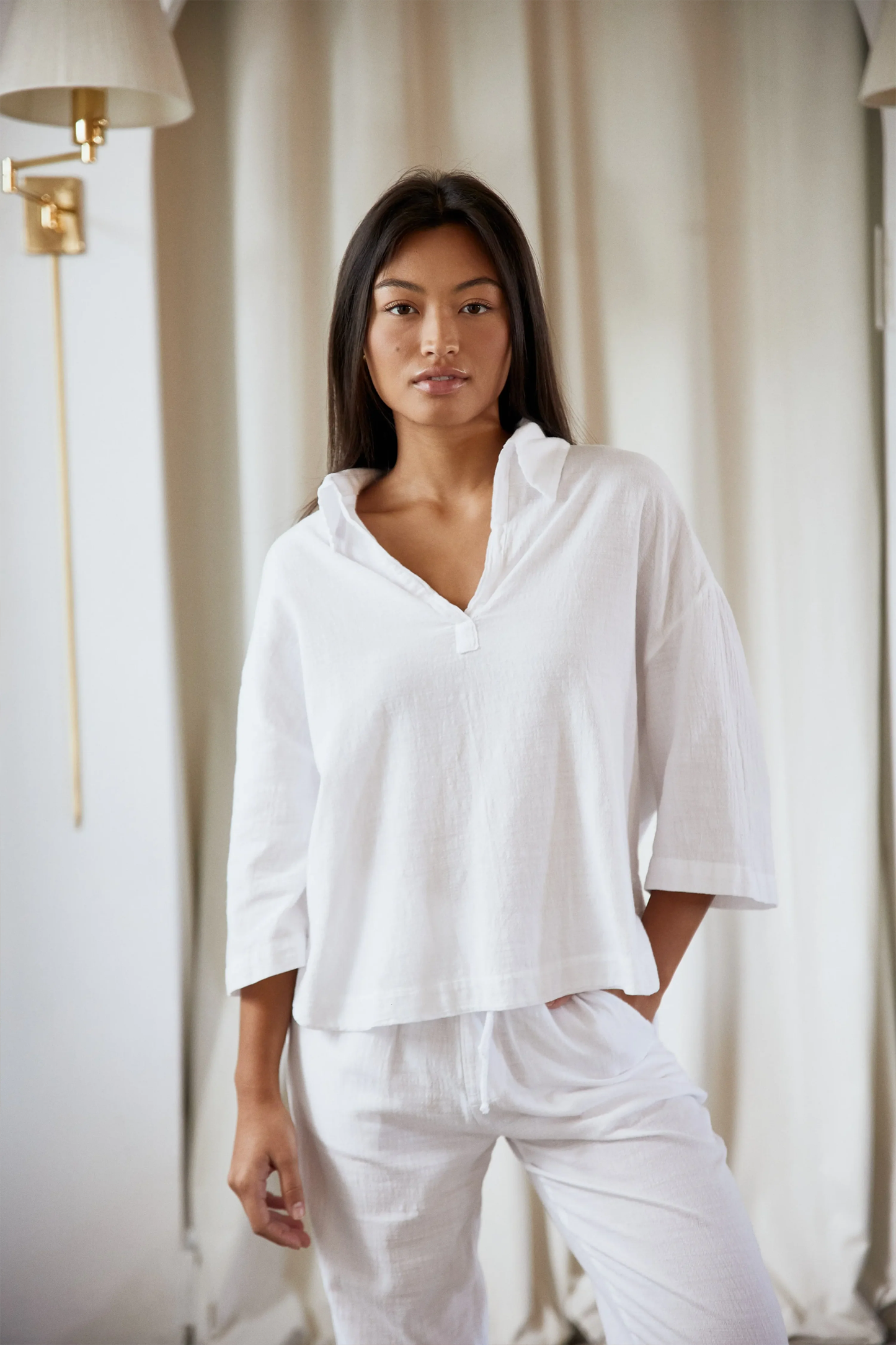 White Harlow Top