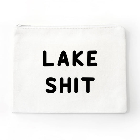 "Lake Sh*t" Pouch Gift Bundle with Resting Beach Face Sun Screen Serum