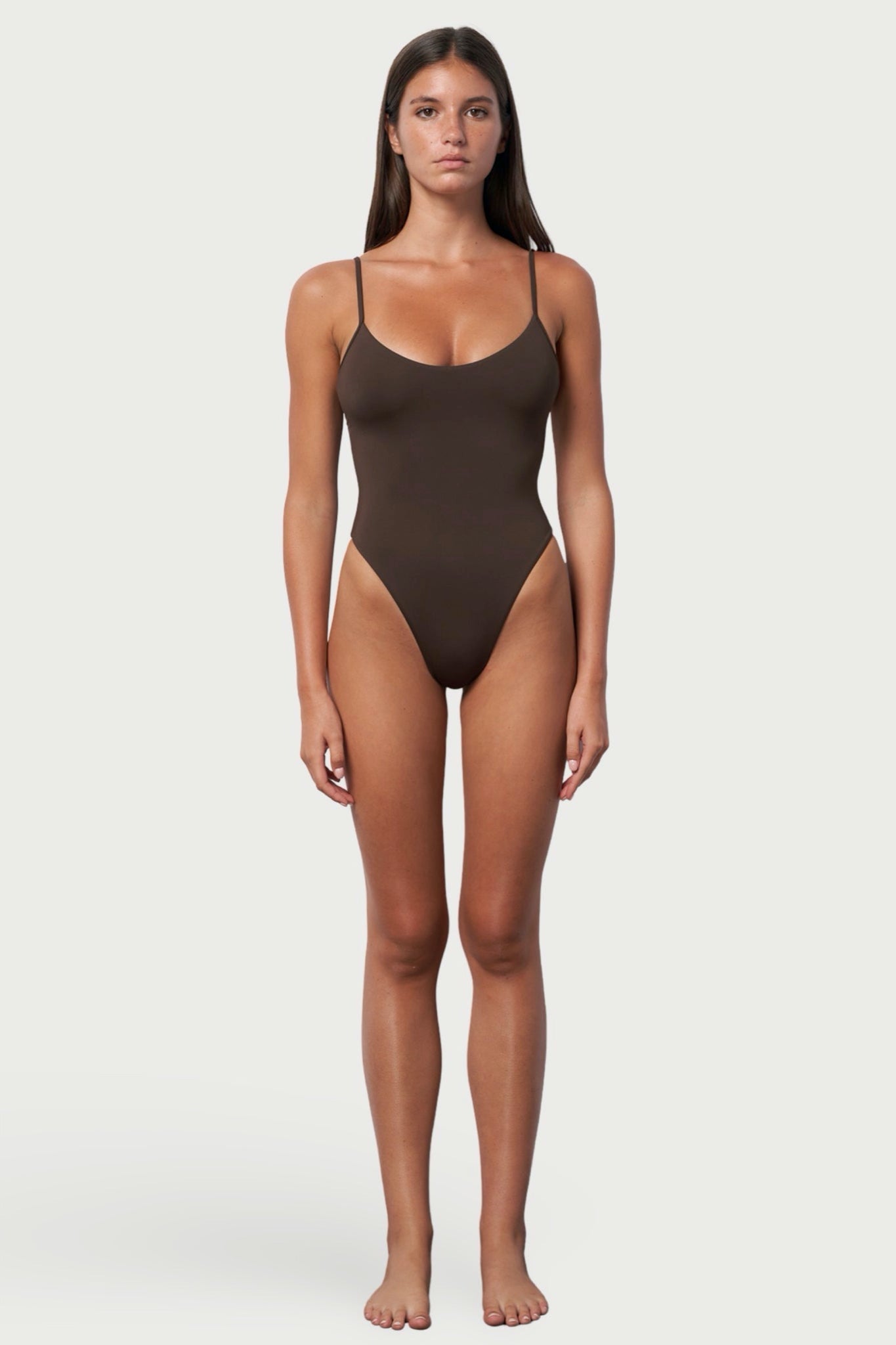 Espresso High Cut One Piece