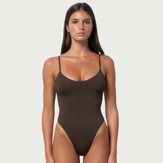 Espresso High Cut One Piece